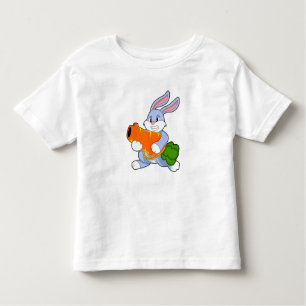Konijn met wortel kinder shirts