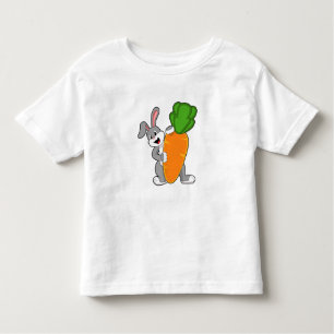 Konijn met wortel kinder shirts