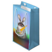 Konijn met wortel klein cadeauzakje (Voorkant Gekanteld)