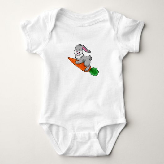 Konijn met wortel romper (Voorkant)