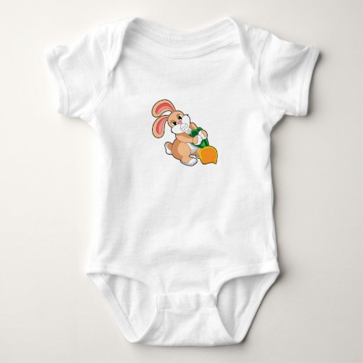 Konijn met wortel romper (Voorkant)