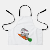 Konijn met wortel schort (Voorkant)