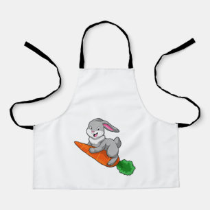 Konijn met wortel schort