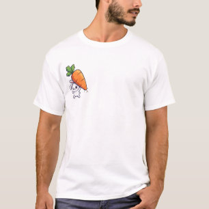 Konijn met wortel sprint t-shirt