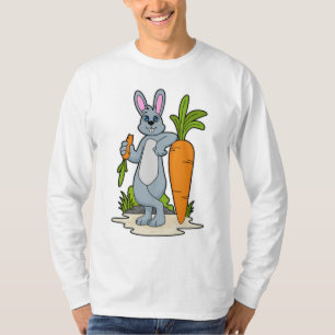 Konijn met wortel t-shirt