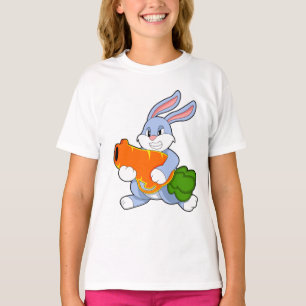 Konijn met wortel t-shirt