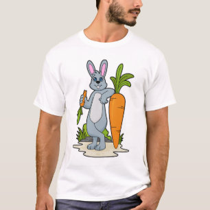Konijn met wortel t-shirt