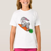 Konijn met wortel t-shirt (Voorkant)