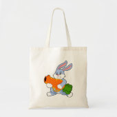 Konijn met wortel tote bag (Voorkant)