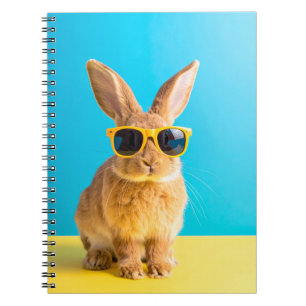 konijn met zonnebril notitieboek
