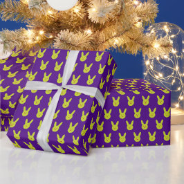 Konijn Minimaal patroon Cadeaupapier