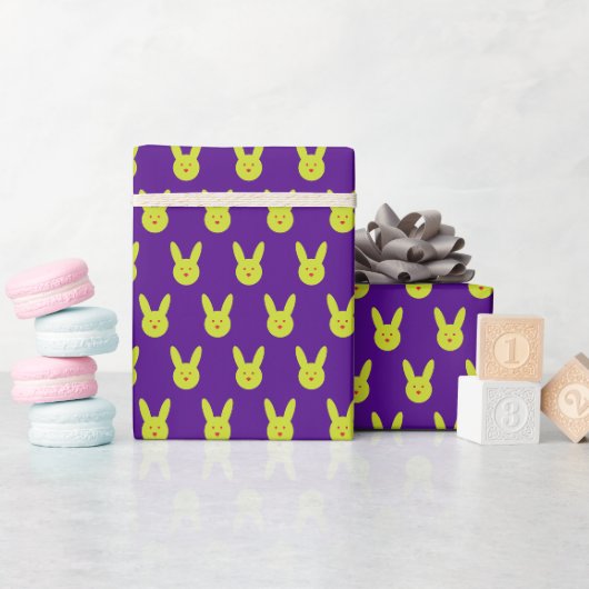 Konijn Minimaal patroon Cadeaupapier (Baby Shower)