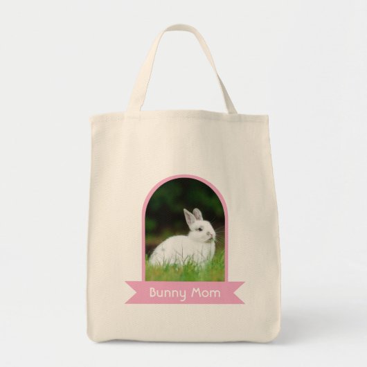 Konijn Moeder Foto Tote Bag (Voorkant)