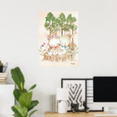 Konijn Muur kunst Poster Zusterliefde / Broederlie (Thuiskantoor)
