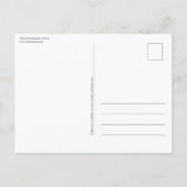 Konijn Natuur Foto Briefkaart (Achterkant)