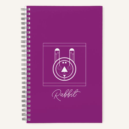 konijn notitieboek (Voorkant)