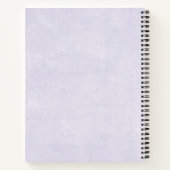 Konijn omringd door pastelbloemen Cute Notitieboek (Achterkant)