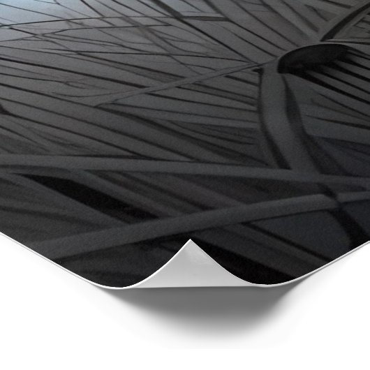 Konijn onder de maan poster (Hoek)