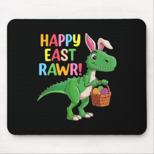 Konijn Oor Dinosaur Happy Pasen Eierenjacht Jongen Muismat