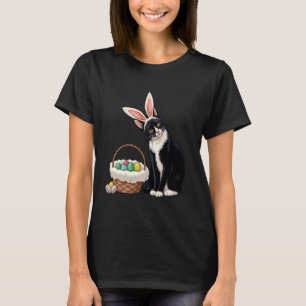 Konijn Oor Kat Paaseieren Jacht Gelukkig Pasen Zon T-shirt
