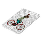 Konijn op bike 2 magneet (Linkerzijde)
