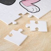 Konijn op fitness met Dumbbell.PNG Legpuzzel (Zijkant)