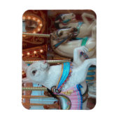 Konijn op Merry-Go-Round Magneet (Verticaal)