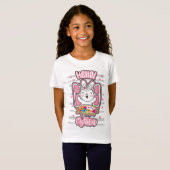 Konijn op venster t-shirt (Voorkant volledig)