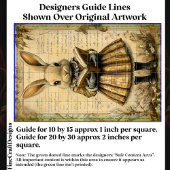  Konijn & Open Boek Lezen CT7 Decoupage Tissuepapier