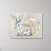 Konijn opgerekt canvasprint canvas afdruk (Voorkant)