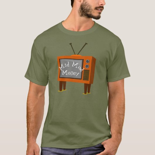 Konijn oren Retro Console TV T-shirt (Voorkant)