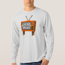 Konijn oren Retro Console TV T-shirt met lange mou
