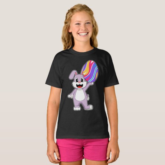 Konijn Paasei T-shirt (Voorkant volledig)