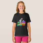 Konijn Pasen ei bezorgservice T-shirt (Voorkant volledig)