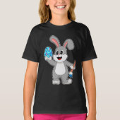 Konijn Pasen ei Schilderij T-shirt (Voorkant)