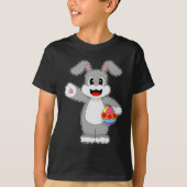 Konijn Pasen ei Voetbal T-shirt (Voorkant)