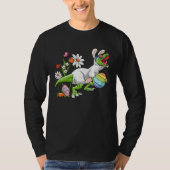 Konijn Pasen Mand Vulgoed Pasen Dinosaurussen Jong T-shirt (Voorkant)