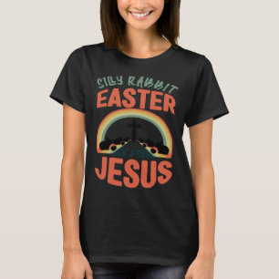 Konijn Pasen Zondag Christelijk Pasen Voor Jezus R T-shirt