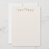 Konijn Peter Baby shower Kaart (Achterkant)