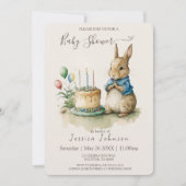 Konijn Peter Baby shower Kaart (Voorkant)