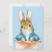 Konijn Peter blaast kauwgom Bedankkaart (Voorkant)