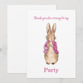 Konijn Peter Kaart (Voorkant / Achterkant)