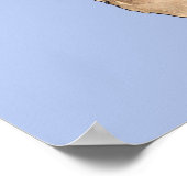 Konijn Peter roze jas Poster (Hoek)