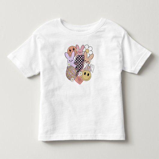 Konijn Peuter Fijne Jersey T-shirt (Voorkant)