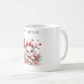 Konijn Piloot Verjaardag Koffiemok (Voorkant rechts)