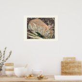 Konijn Poster (Keuken)