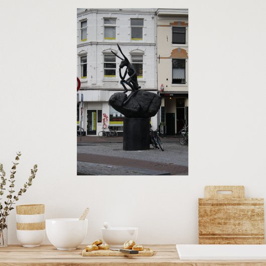 konijn poster (Keuken)