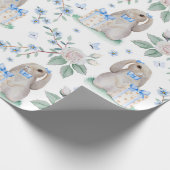 Konijn Presenteert Cadeaupapier (Hoek)