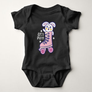 Konijn roller skate romper