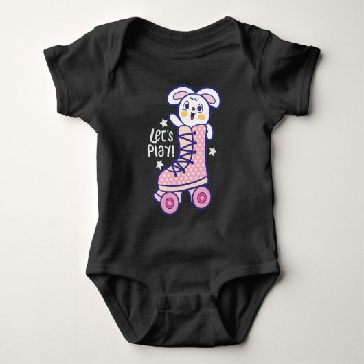 Konijn roller skate romper (Voorkant)